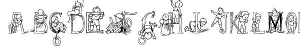 HFF Kids Stuff font preview